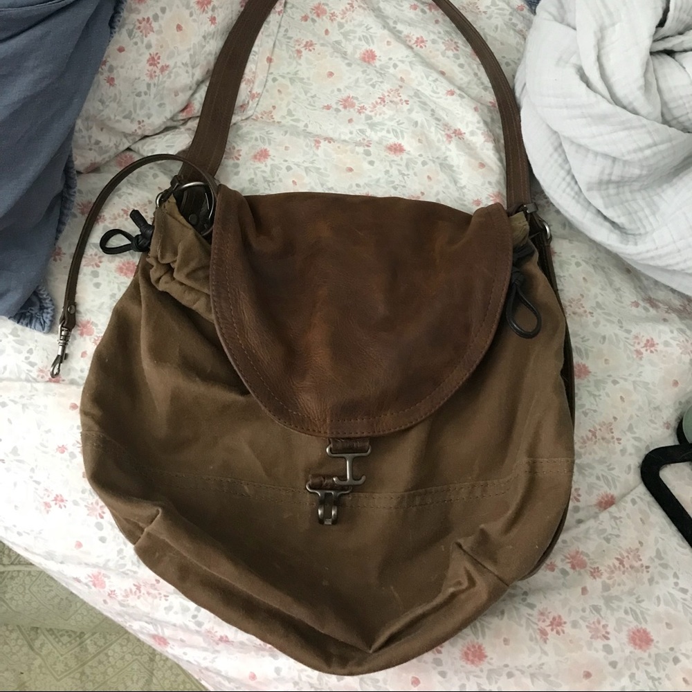 Rough and tumble leather bag Medium